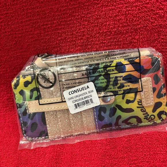 Consuela Leopard (Semi) Print Multicolor Card Organizer Wallet - Picture 3 of 3